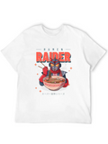 Ramen Raider Eating Ramen Classic Cotton Tee – Unisex Comfort For Any Season