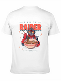 Ramen Raider Eating Ramen Classic Cotton Tee – Unisex Comfort For Any Season