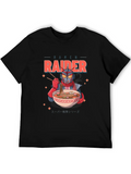 Ramen Raider Eating Ramen Classic Cotton Tee – Unisex Comfort For Any Season