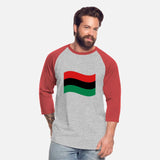 Red, Black & Green Flag