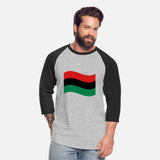 Red, Black & Green Flag