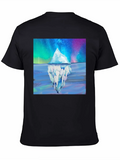 Reflected Glacier Classic Cotton Tee – Unisex Comfort For Any Season