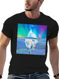 Reflected Glacier Classic Cotton Tee – Unisex Comfort For Any Season