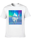 Reflected Glacier Classic Cotton Tee – Unisex Comfort For Any Season
