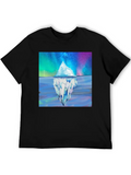 Reflected Glacier Classic Cotton Tee – Unisex Comfort For Any Season