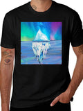 Reflected Glacier Classic Cotton Tee – Unisex Comfort For Any Season