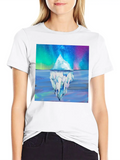 Reflected Glacier Classic Cotton Tee – Unisex Comfort For Any Season