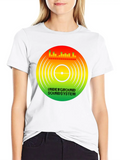 REGGAE PLATE Classic Cotton Tee – Unisex Comfort For Any Season