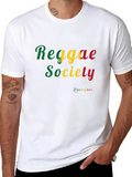 Reggae Society Rastafari Classic Cotton Tee – Unisex Comfort For Any Season