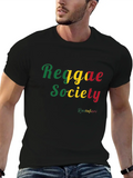 Reggae Society Rastafari Classic Cotton Tee – Unisex Comfort For Any Season