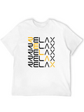 RELAX RELAX Classic Cotton Tee – Unisex Comfort For Any Season