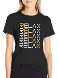 RELAX RELAX Classic Cotton Tee – Unisex Comfort For Any Season