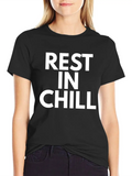 Rest In Chill Classic Cotton Tee – Unisex Comfort For Any Season