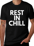Rest In Chill Classic Cotton Tee – Unisex Comfort For Any Season