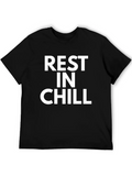 Rest In Chill Classic Cotton Tee – Unisex Comfort For Any Season