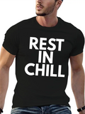 Rest In Chill Classic Cotton Tee – Unisex Comfort For Any Season