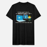 Restart to Refresh: Tech Motivation Tee