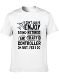 Retired Air Traffic Controller Airplane Classic Cotton Tee – Unisex Comfort For Any Season