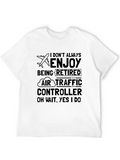 Retired Air Traffic Controller Airplane Classic Cotton Tee – Unisex Comfort For Any Season
