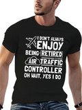 Retired Air Traffic Controller Airplane Classic Cotton Tee – Unisex Comfort For Any Season