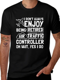 Retired Air Traffic Controller Airplane Classic Cotton Tee – Unisex Comfort For Any Season
