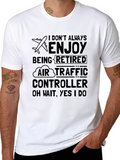 Retired Air Traffic Controller Airplane Classic Cotton Tee – Unisex Comfort For Any Season