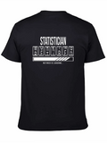 Retirement Gift Idea Retired Statistician Classic Cotton Tee – Unisex Comfort For Any Season