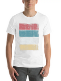 Retro Background Sunset Grunge Classic Cotton Tee – Unisex Comfort For Any Season