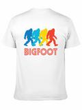 Retro Bigfoot Pop Art Classic Cotton Tee – Unisex Comfort For Any Season