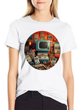 Retro Gaming Revival: Nostalgic Joys In Pixels Classic Cotton Tee – Unisex Comfort For Any Season