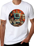 Retro Gaming Revival: Nostalgic Joys In Pixels Classic Cotton Tee – Unisex Comfort For Any Season