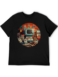 Retro Gaming Revival: Nostalgic Joys In Pixels Classic Cotton Tee – Unisex Comfort For Any Season