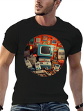 Retro Gaming Revival: Nostalgic Joys In Pixels Classic Cotton Tee – Unisex Comfort For Any Season