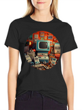 Retro Gaming Revival: Nostalgic Joys In Pixels Classic Cotton Tee – Unisex Comfort For Any Season