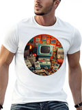 Retro Gaming Revival: Nostalgic Joys In Pixels Classic Cotton Tee – Unisex Comfort For Any Season