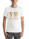 Retro Shot Put Pop Art Classic Cotton Tee – Unisex Comfort For Any Season
