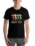 Retro Shot Put Pop Art Classic Cotton Tee – Unisex Comfort For Any Season