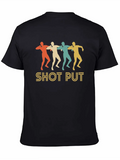 Retro Shot Put Pop Art Classic Cotton Tee – Unisex Comfort For Any Season