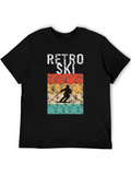 Retro Ski Classic Cotton Tee – Unisex Comfort For Any Season