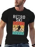 Retro Ski Classic Cotton Tee – Unisex Comfort For Any Season
