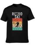 Retro Ski Classic Cotton Tee – Unisex Comfort For Any Season