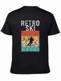 Retro Ski Classic Cotton Tee – Unisex Comfort For Any Season