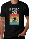 Retro Ski Classic Cotton Tee – Unisex Comfort For Any Season