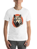 Retro Style Wolf Classic Cotton Tee – Unisex Comfort For Any Season