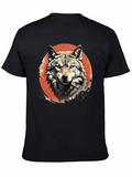 Retro Style Wolf Classic Cotton Tee – Unisex Comfort For Any Season