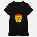 Retro sunset Dog Lover design vintage