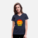 Retro sunset Dog Lover design vintage