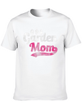 Garden Mom Black T-Shirt Gardening Gift