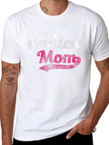 Garden Mom Black T-Shirt Gardening Gift