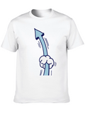 Funny Upward Pointing Arrow Cartoon T-Shirt